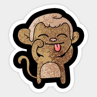 cute monkey Sticker